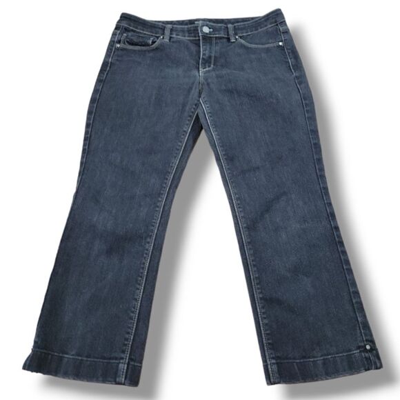 White House Black Market Denim - White House Black Market Dark Wash Cropped Jeans
